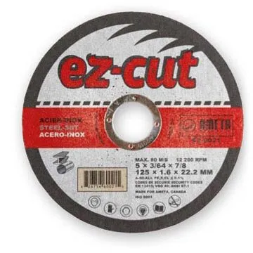 Ameta Solution 62-0315 Meule à tronçonner ez-cut 3" x 1/16" x 3/8"