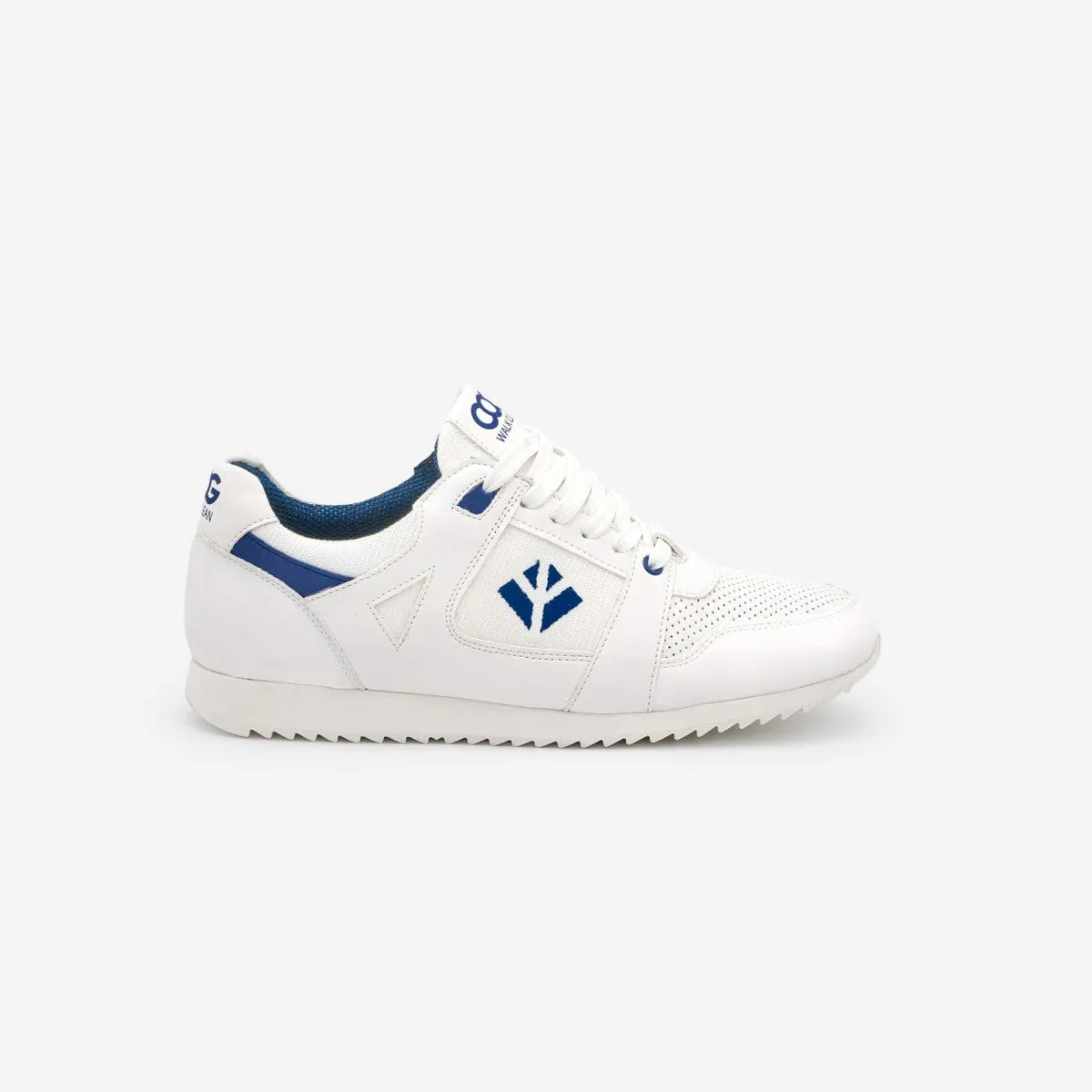 Baskets véganes pour femmes Blanc / Bleu Raven