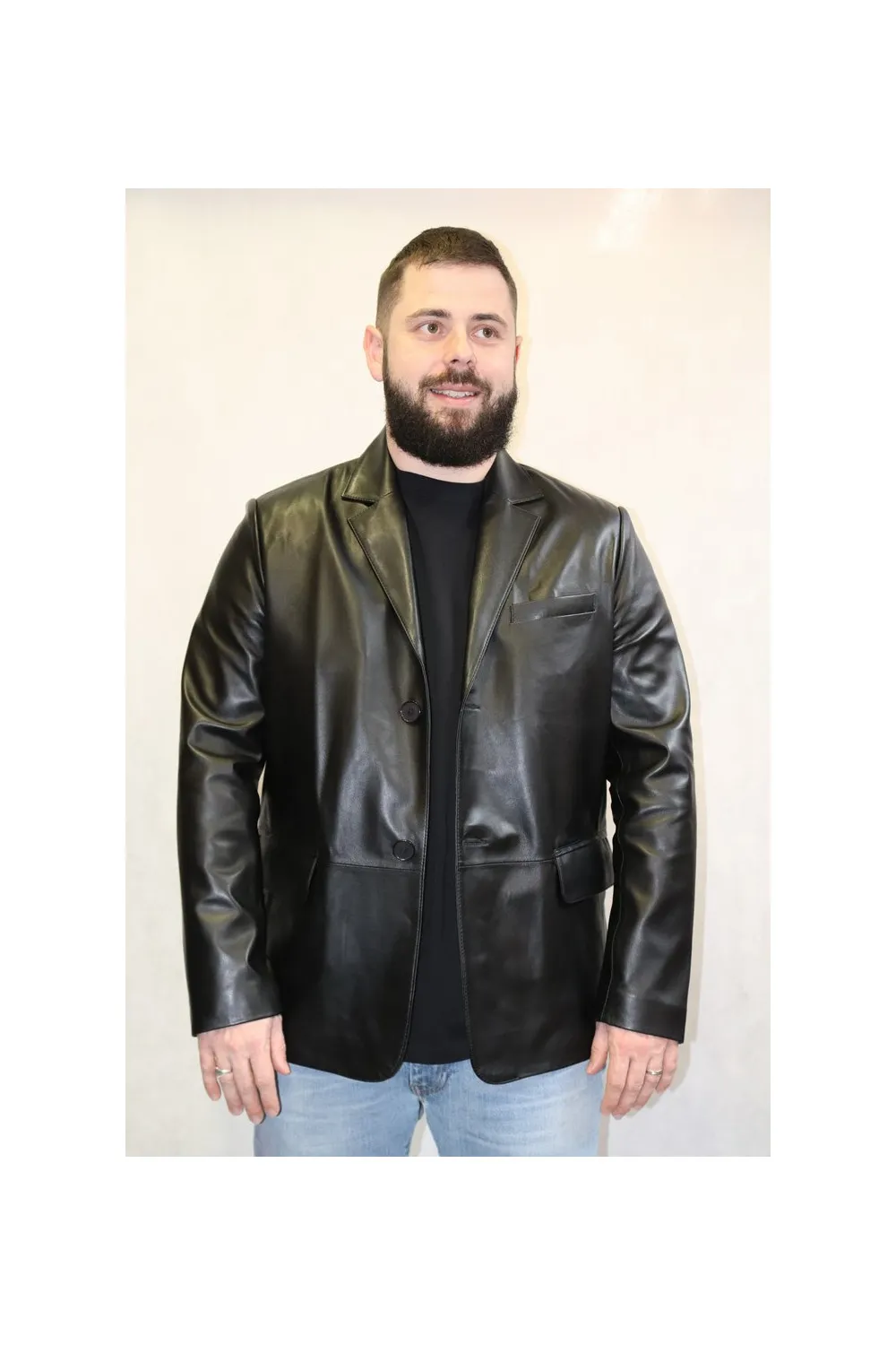 BLAZER CUIR HOMME : GILLES.