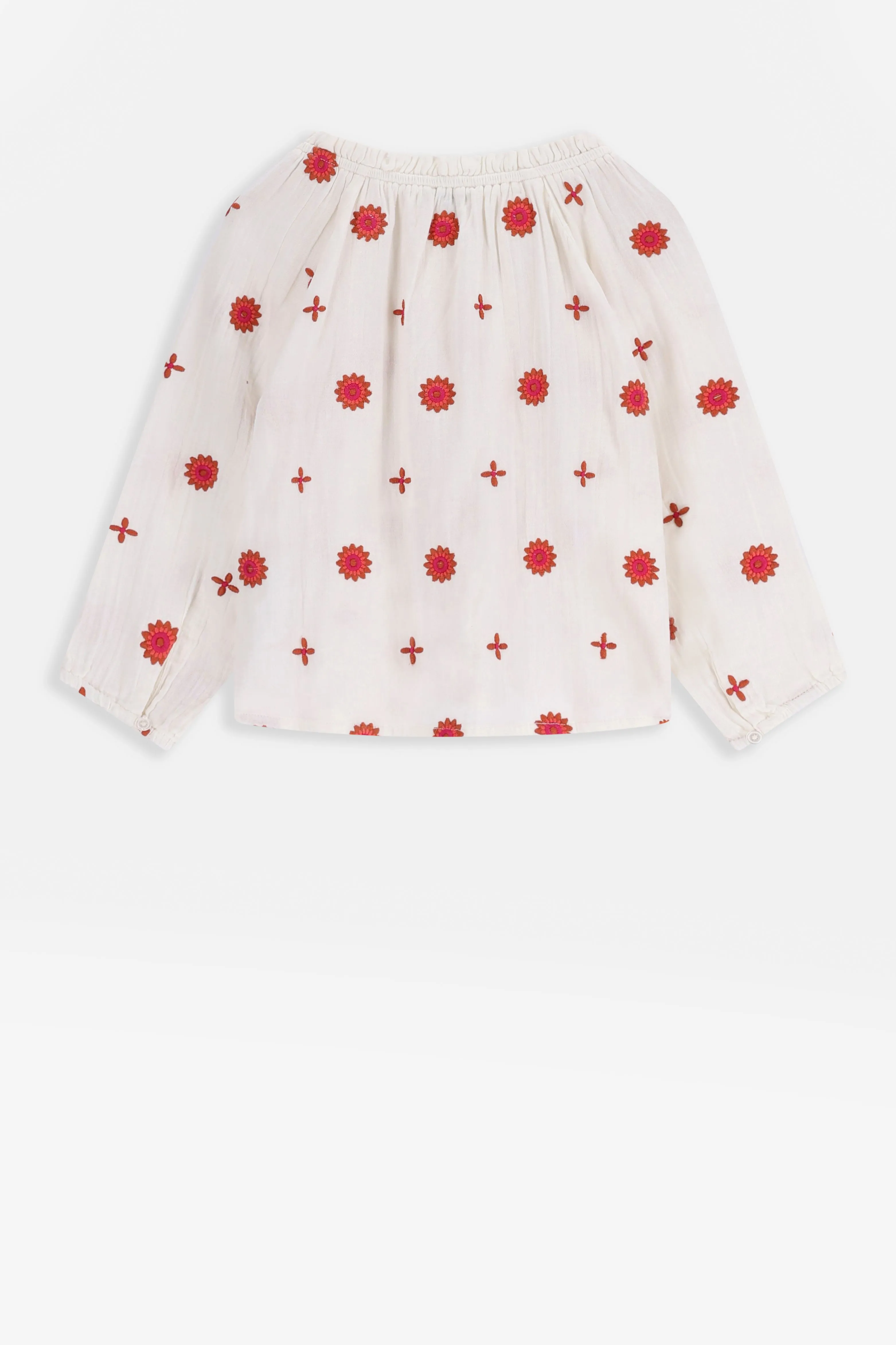 Blouse avec broderies - blanc