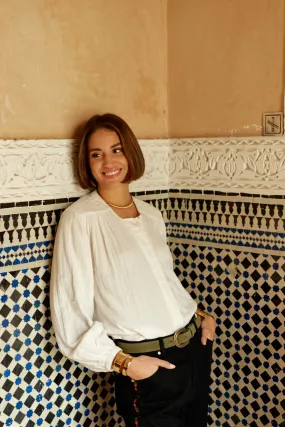 Blouse Berlia - Blanc