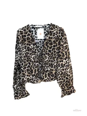 Blouse à imprimé Léopard