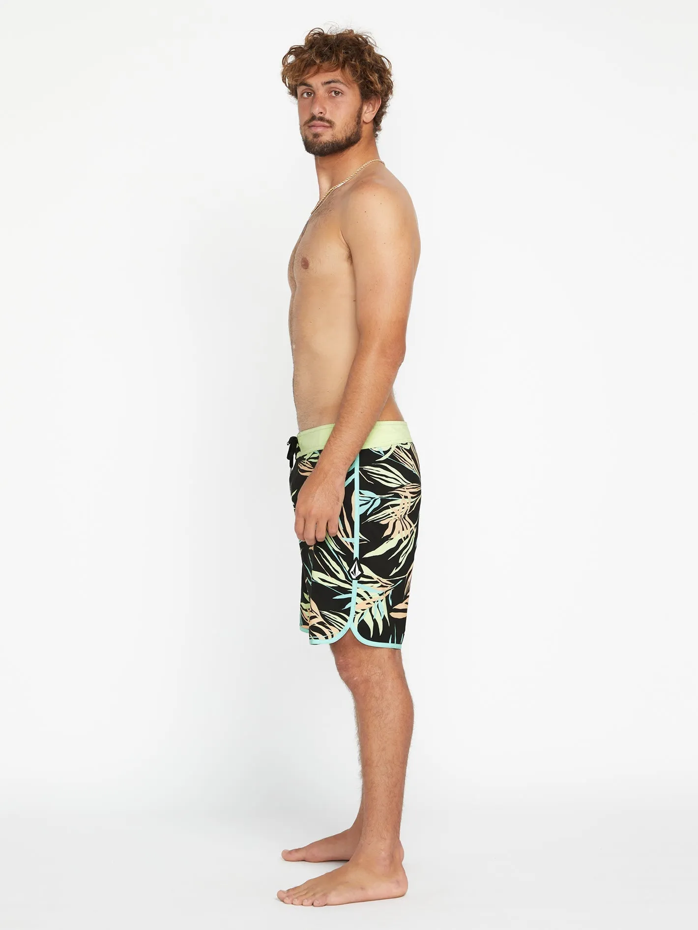 Boardshort Bleeding Leaf Mod 18 - BLACK