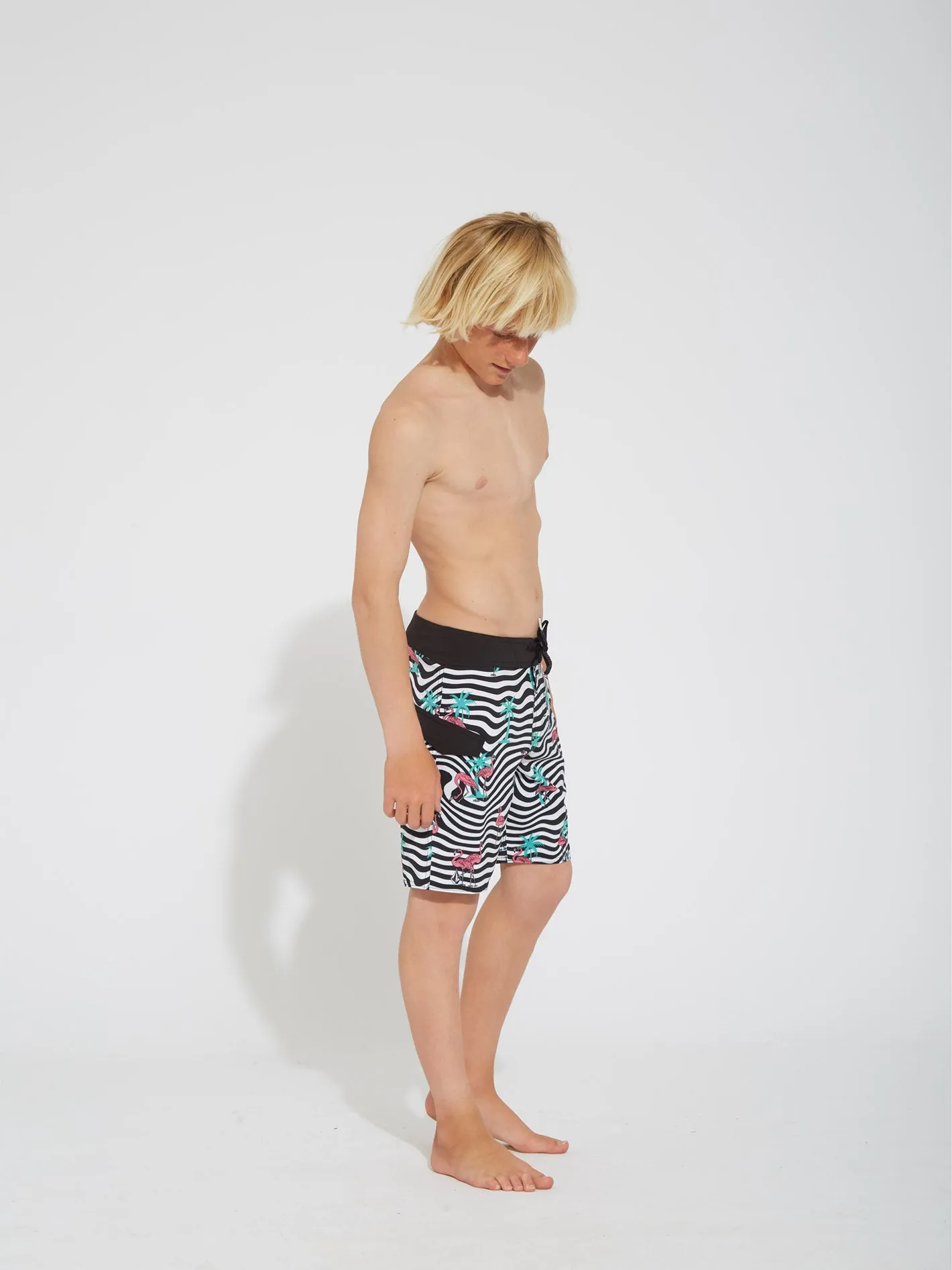 Boardshort Flamingbros Mod 16 - WHITE - (ENFANT)