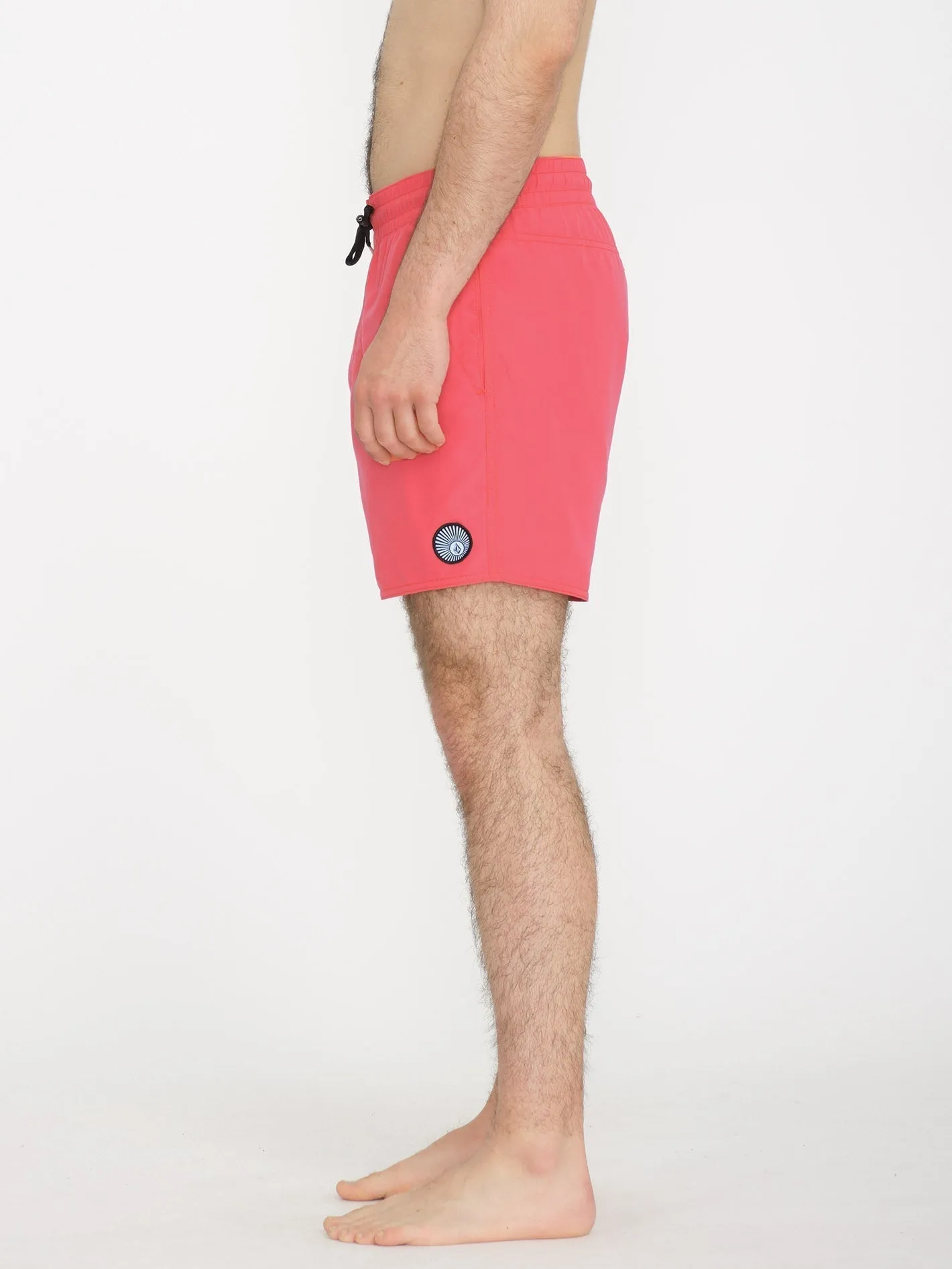 Boardshort Lido Solid Trunk - WASHED RUBY