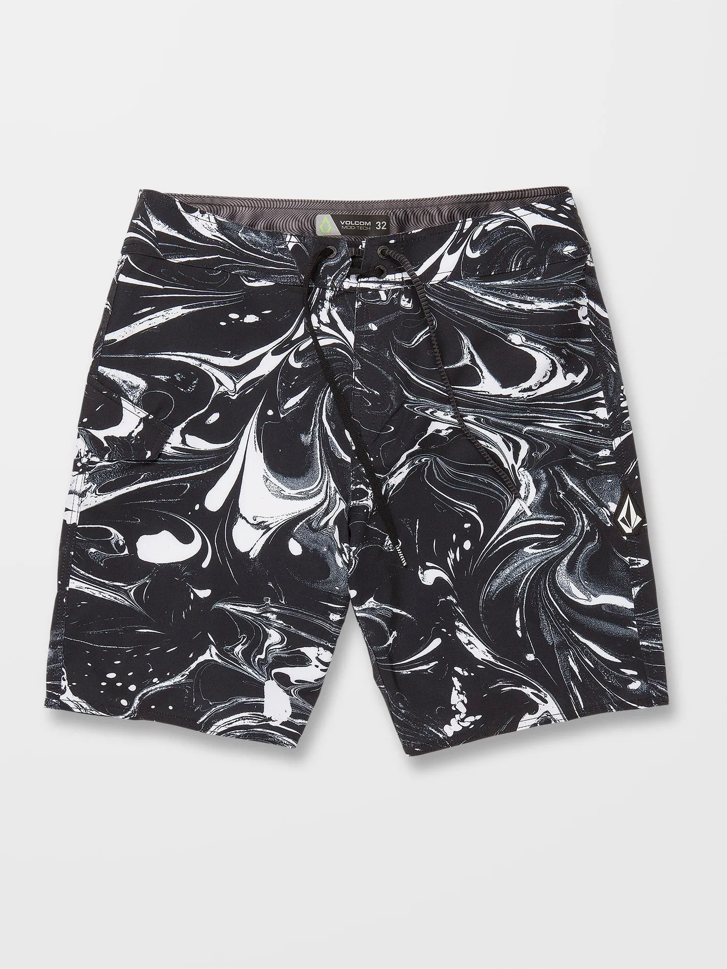 Boardshort Marble Mod 19 - BLACK