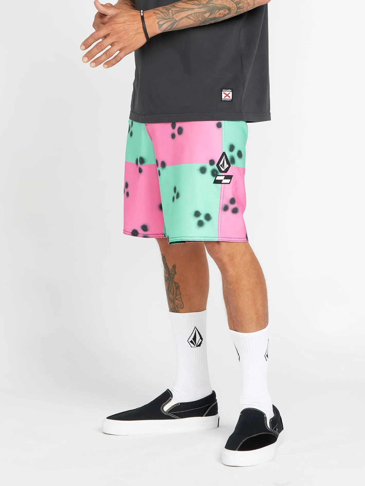 Boardshort Schroff X Volcom Stoney 19 - Dusty Aqua