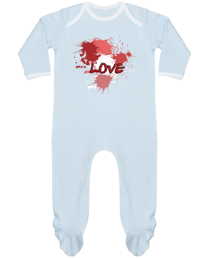 Body Pyjama Bébé Love - Amour par Toncadeauperso
