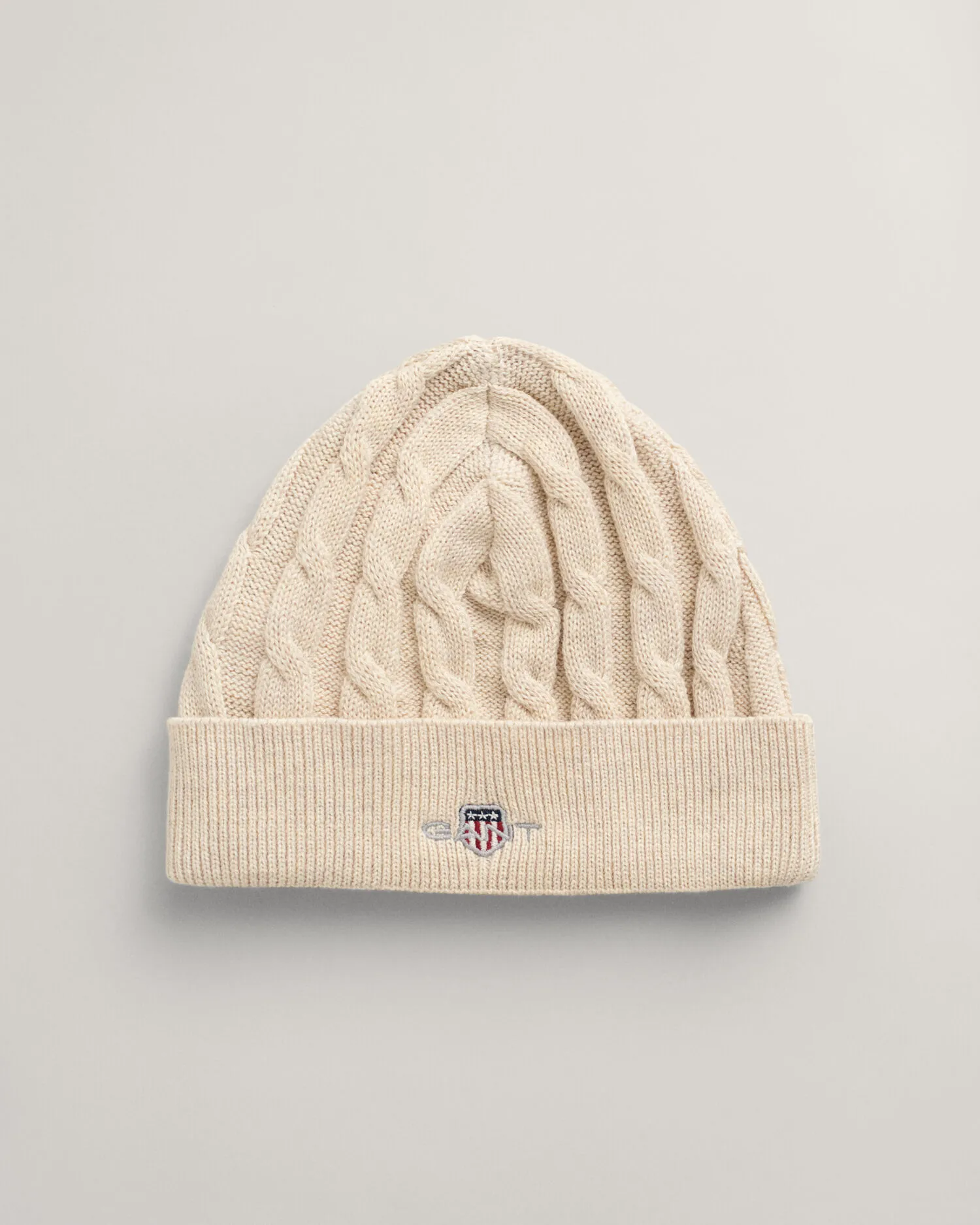 Bonnet en maille de coton torsadée Shield Baby