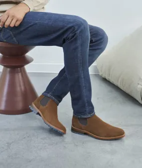 Bottines chelsea Marron pour homme: L'Homme Pressé Commando à semelle crantée