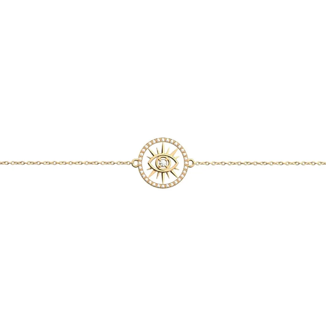 Bracelet Femme Les Georgettes 70442491908190 Doré P-Oeil 16 Mm | 3 Suisses