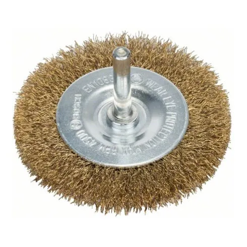 Brosse à disque Bosch plaquée laiton ondulé