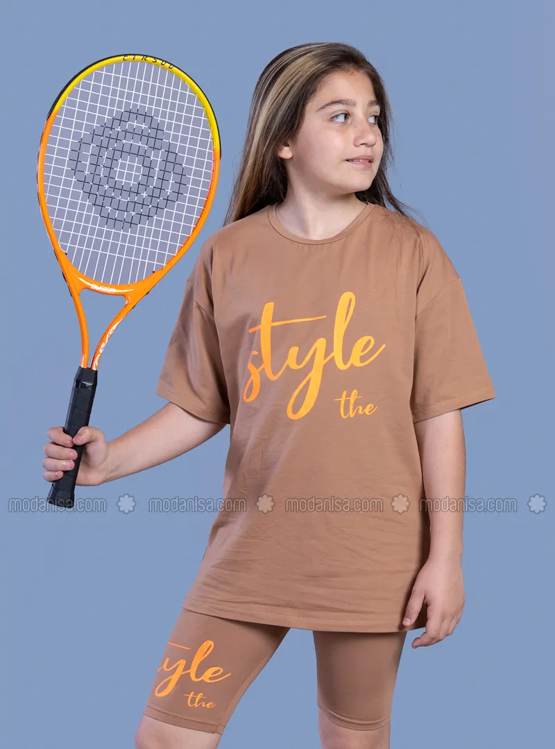 Brown - Girls` Suit