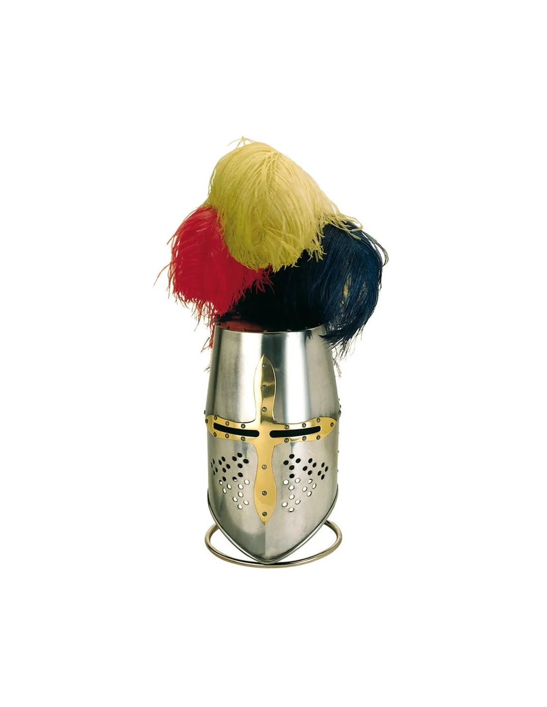 Casque templier à plumes, Marto ⚔️ Boutique Épées
