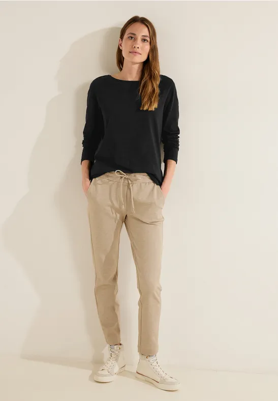 CECIL T-shirt basique de couleur unie 