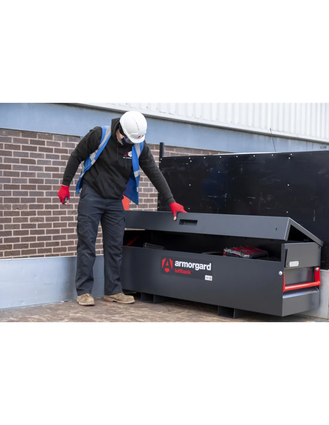 Coffre de chantier TuffBank 1150x495x460 | TB12 - Armorgard