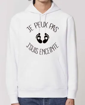 Hoodie Je peux pas je suis enceinte Par Freeyourshirt.com