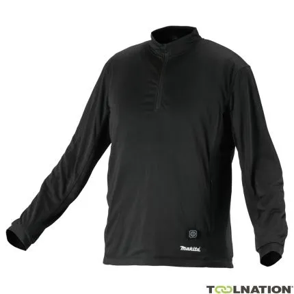 Makita DCX201B2XL Maillot de corps chauffant zippé 2XL hors piles et chargeur