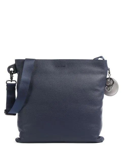 Mandarina Duck Mellow Sac Bandoulière Plat En Cuir Dressblue - Achetez À Prix Outlet!