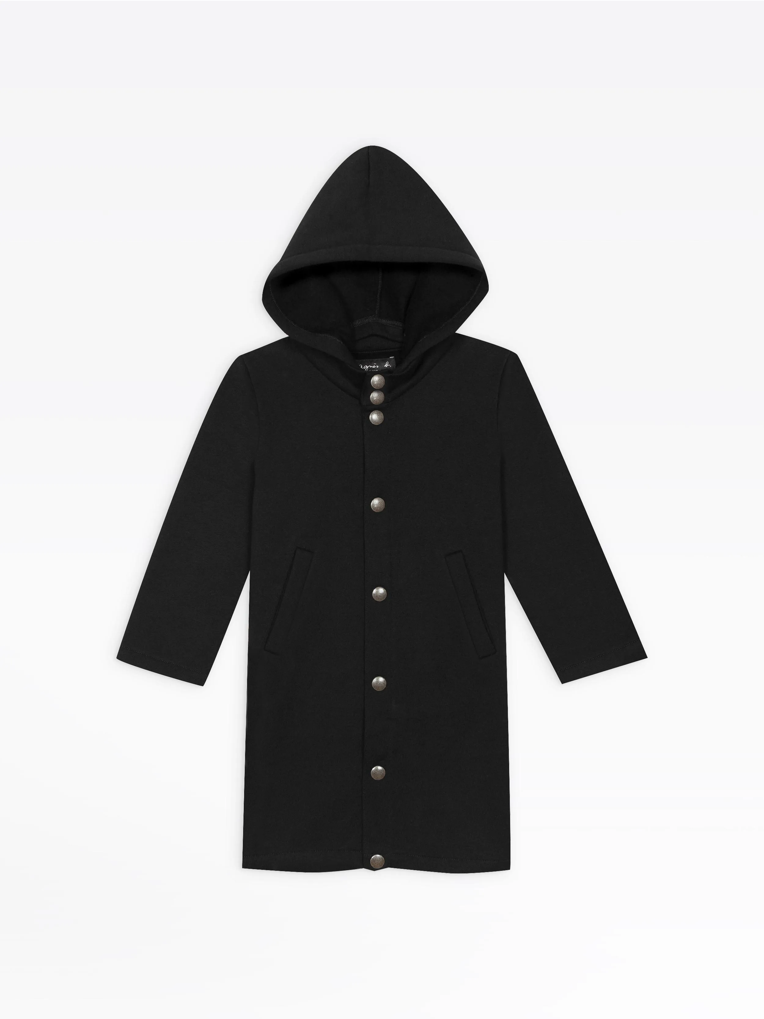 manteau ivan noir capuche amovible