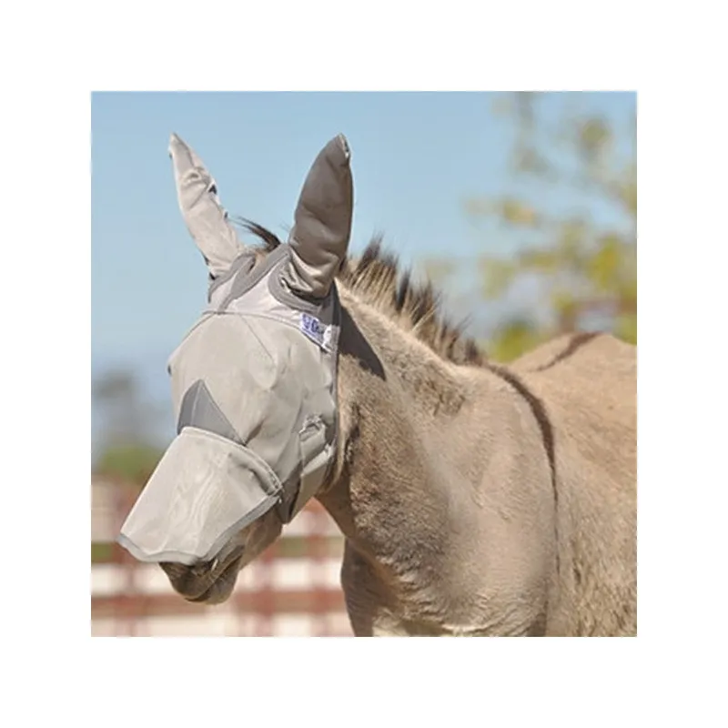 Masque anti-mouche anti-UV intégral âne Crusader - Cashel - CASHEL - Masque anti-mouches cheval - Equestra