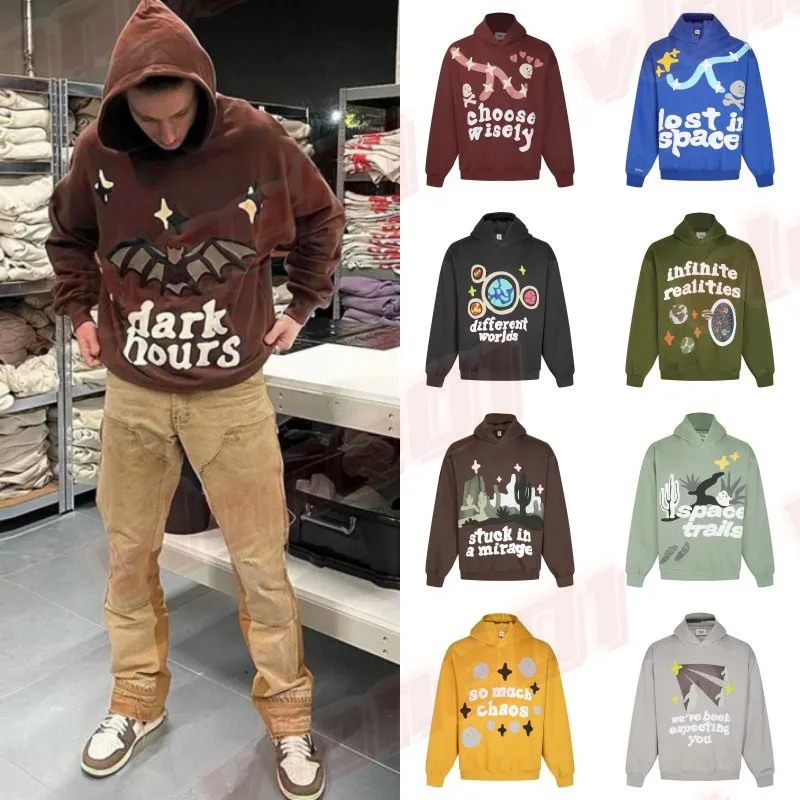 Mejor Precio En A Granel Broken Planet Sweats À Capuche Pour Hommes Sweats À Capuche Hip Hop Sweat À Capuche Femme Mousse Lettre