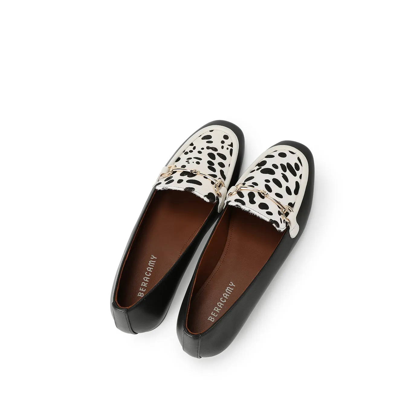 Mocassins Souples Contrastés  - Vaches Laitières