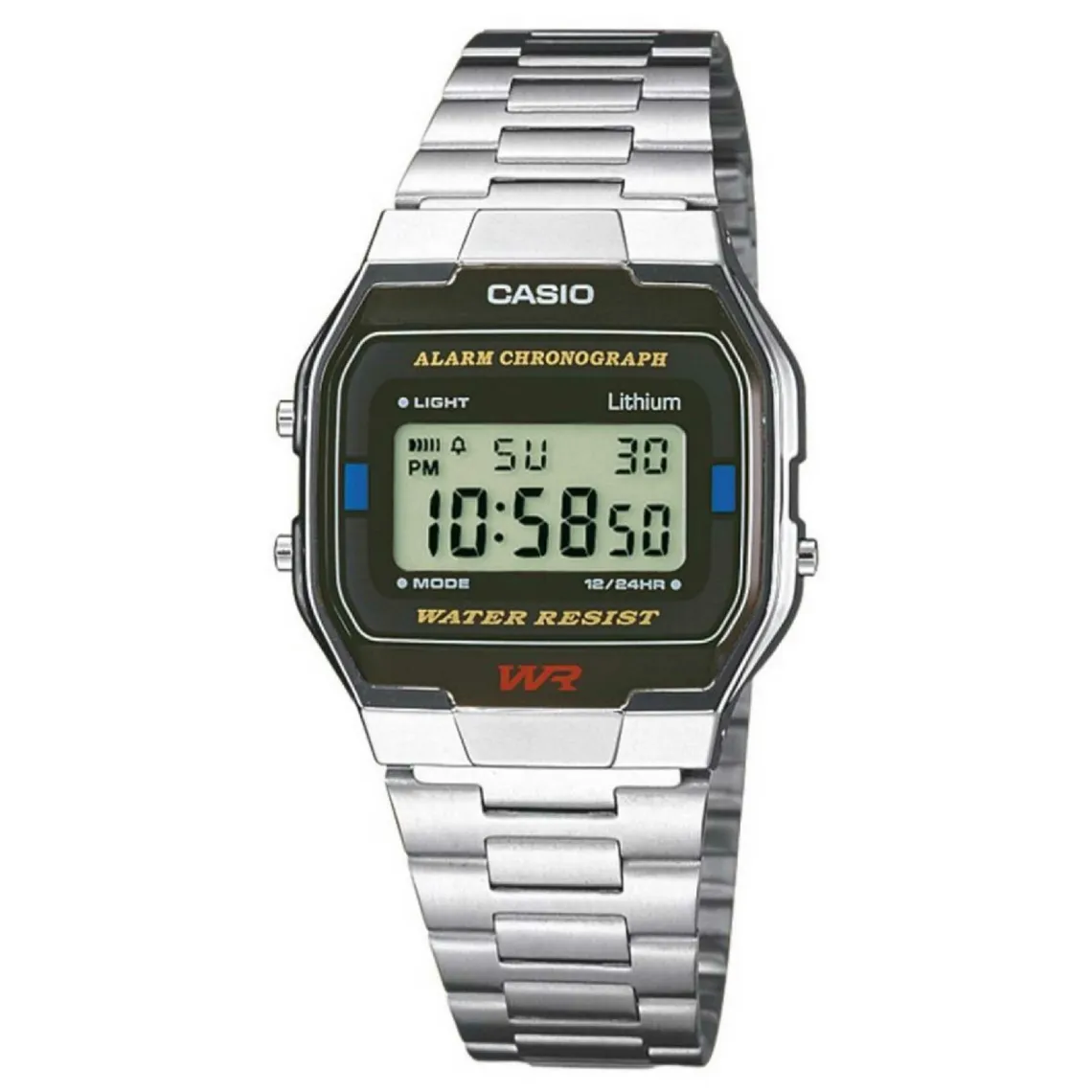 Montre Mixte Casio Collection A163WA-1QES - Bracelet Acier Argent | 3 Suisses