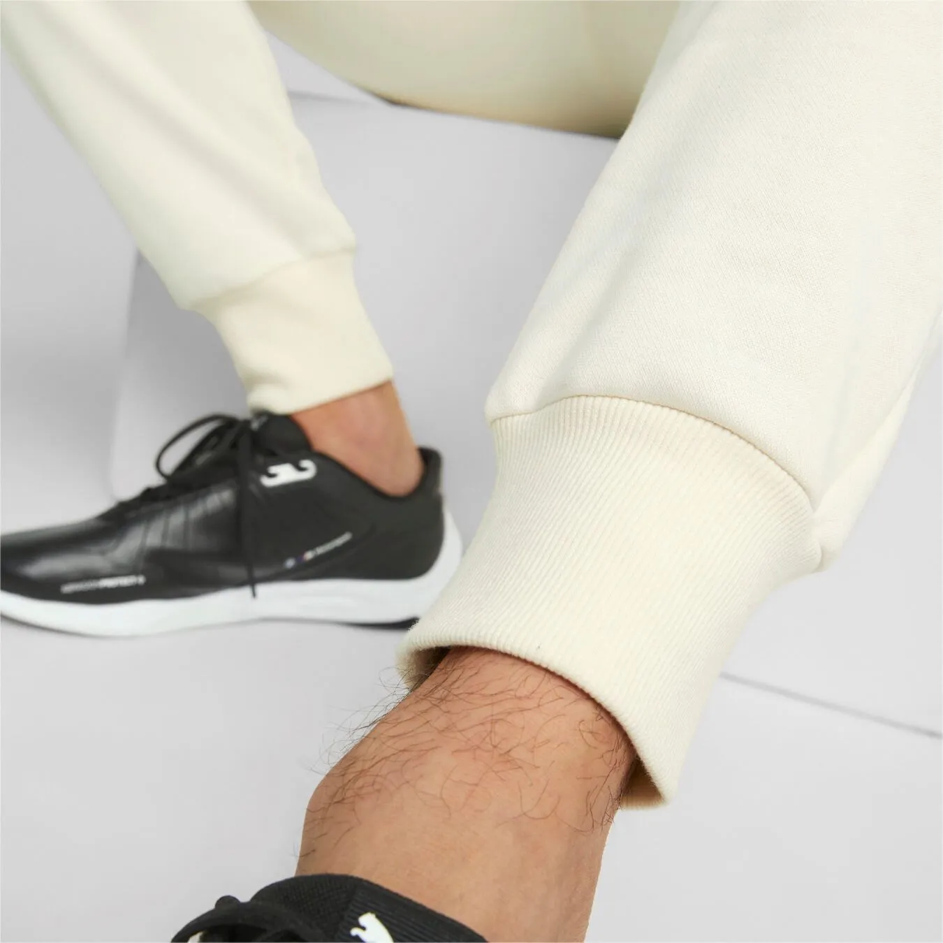 Pantalon BMW MOTORSPORT Puma Essential blanc pour homme