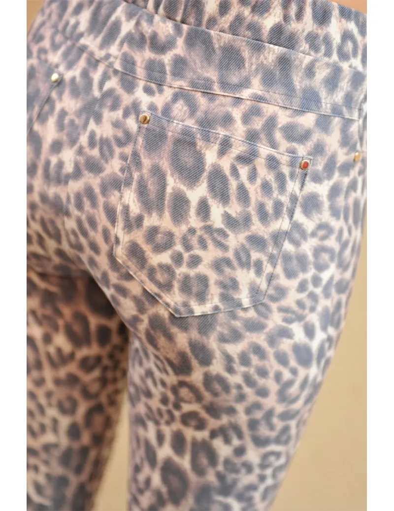 PANTALON LÉOPARD ULTRA CONFORT