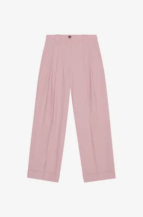 Pantalon à pinces large fluide