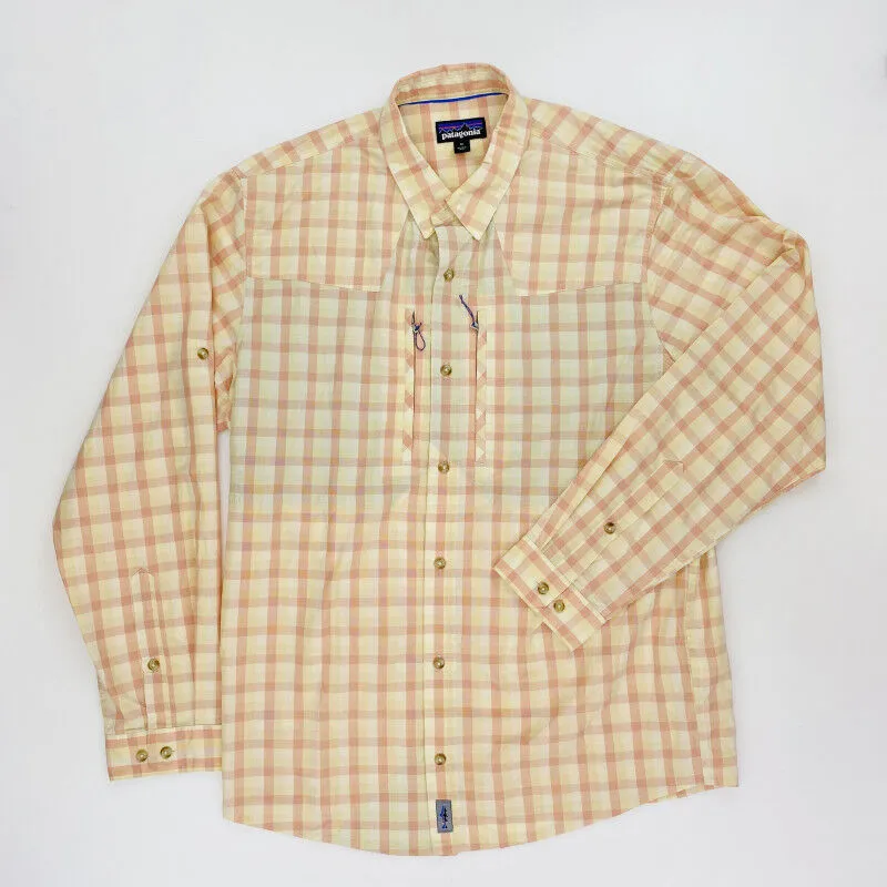 Patagonia M's L/S Sun Stretch Shirt - Seconde main Chemise homme - Rose - M | Hardloop