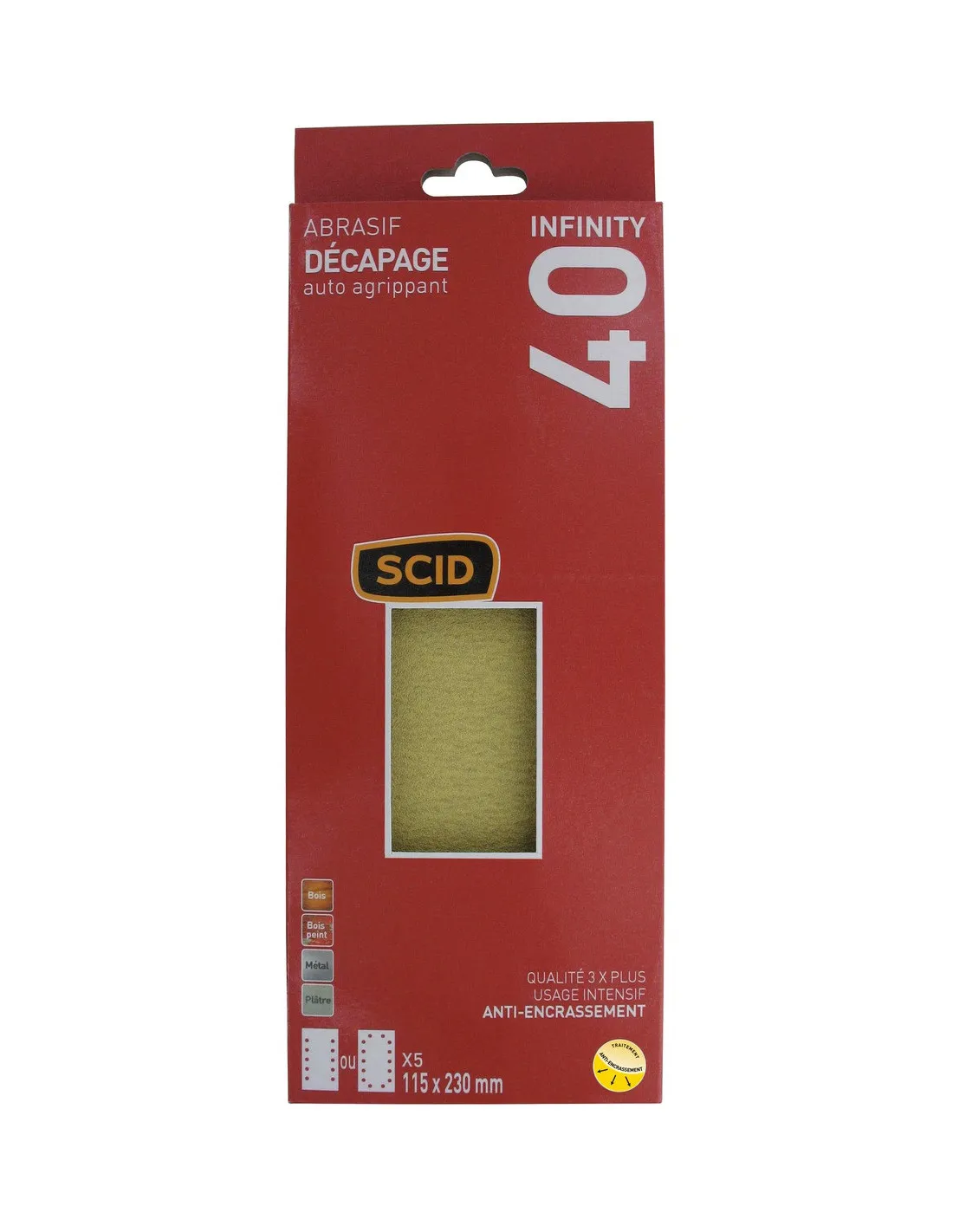 Patin auto-agrippant 115 x 230 mm 40 5 - Patin auto-agrippant 115 x 230 mm 40 5 -243700