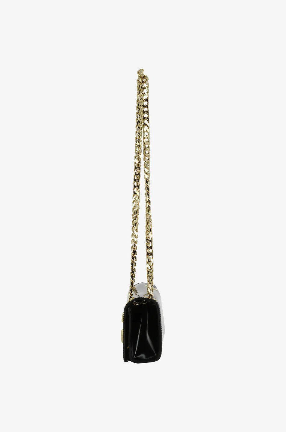 Petit sac porté épaule en cuir verni Phone Bag 3.5