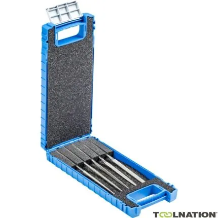 Pferd 15842052 Jeu de 5 limes aiguille diamant 140 mm D126 (moyen) pour matériaux durs, 5 pièces