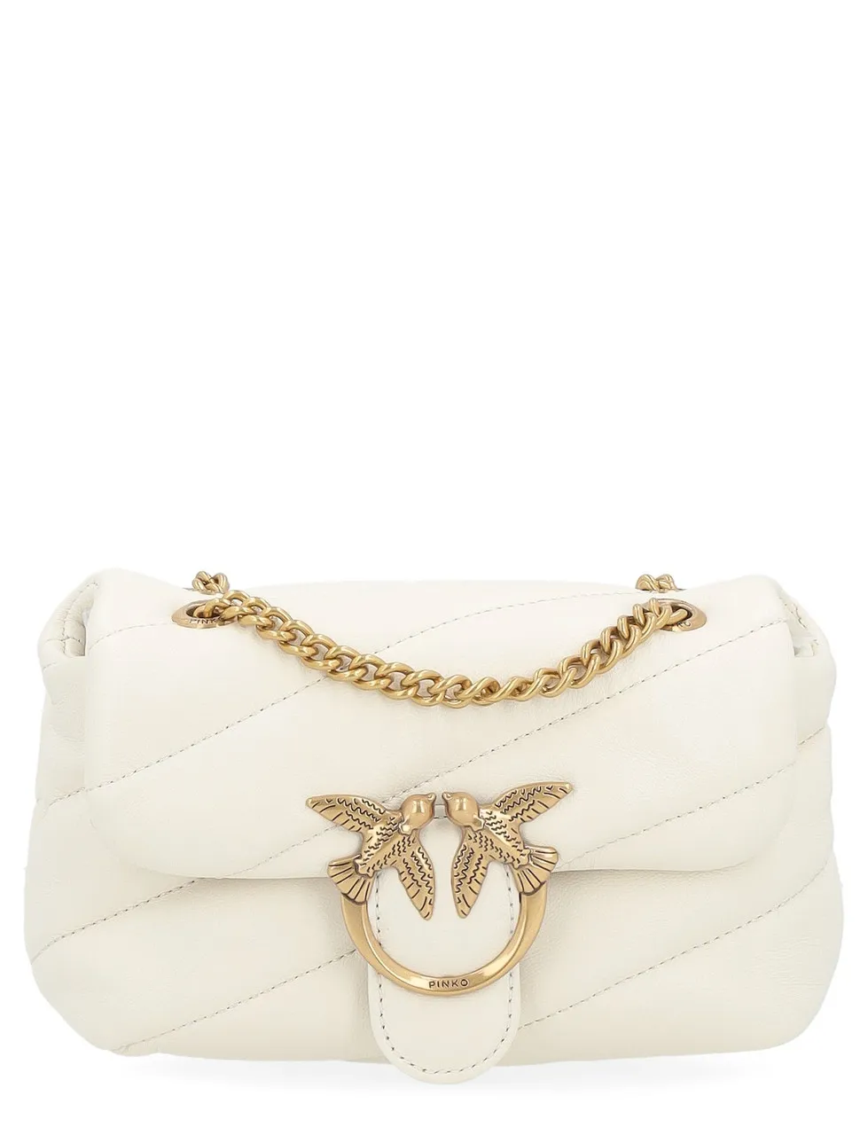 Pinko Sac Mini Love Baby Puff blanc