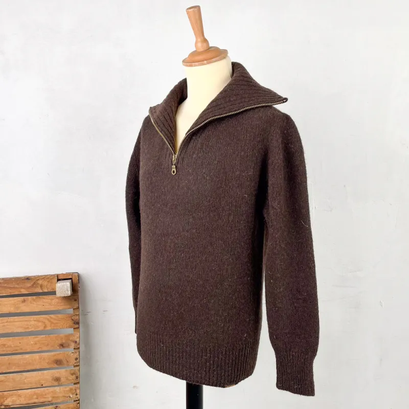 Pull camionneur en laine