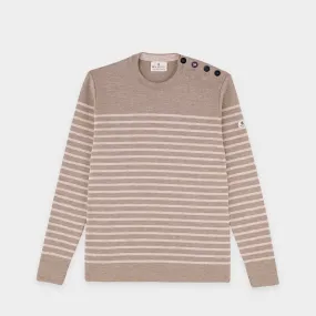 Pull marin rayé laine mérinos