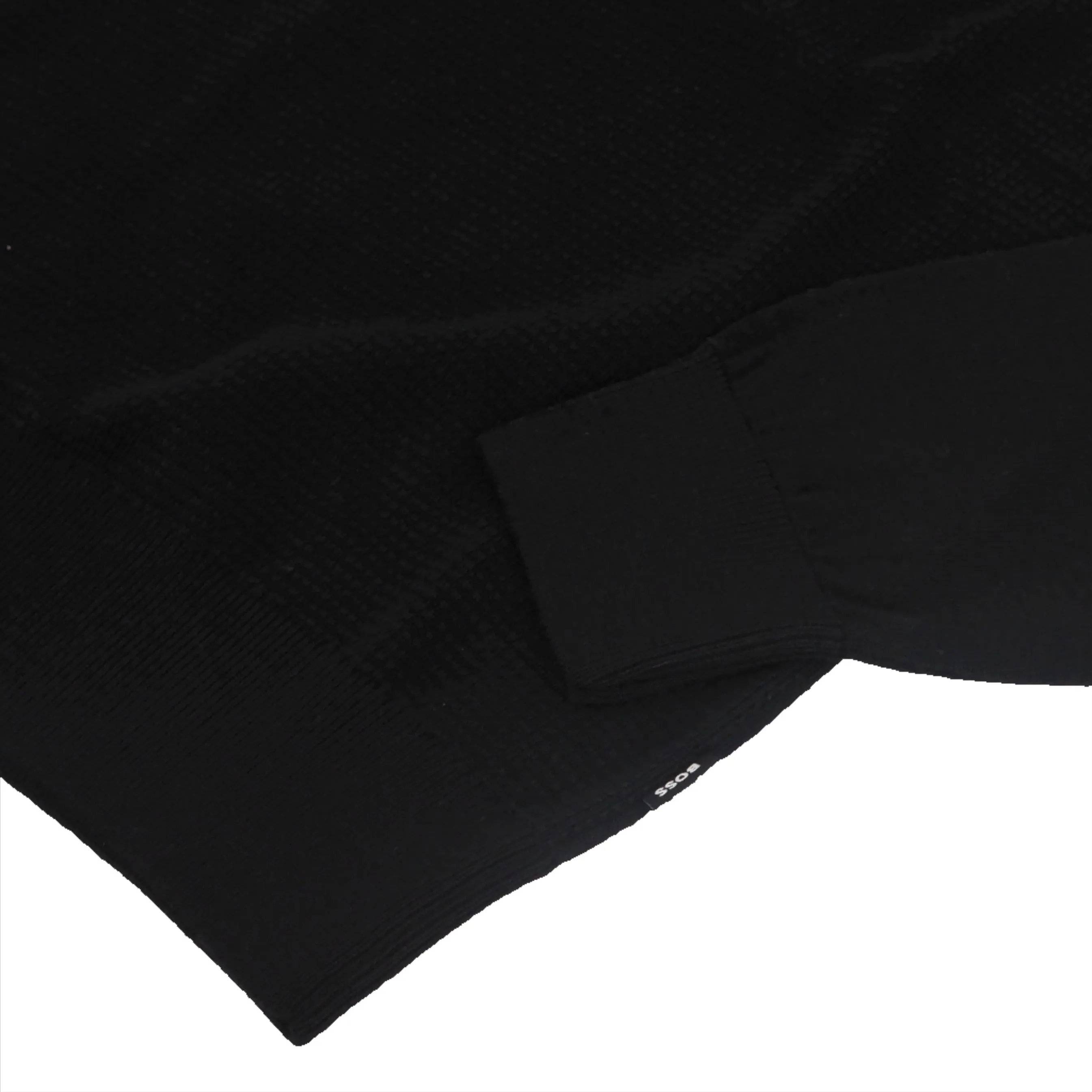 Pull quart de zip en laine noir