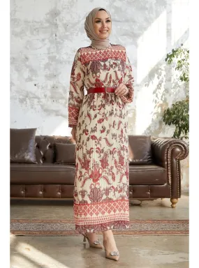 Red - Modest Dress