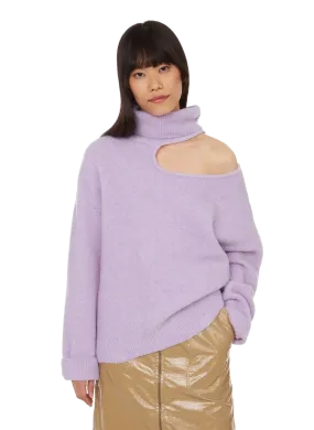 REJINA PYO  Pull Miki en laine mérinos mélangée - Violet