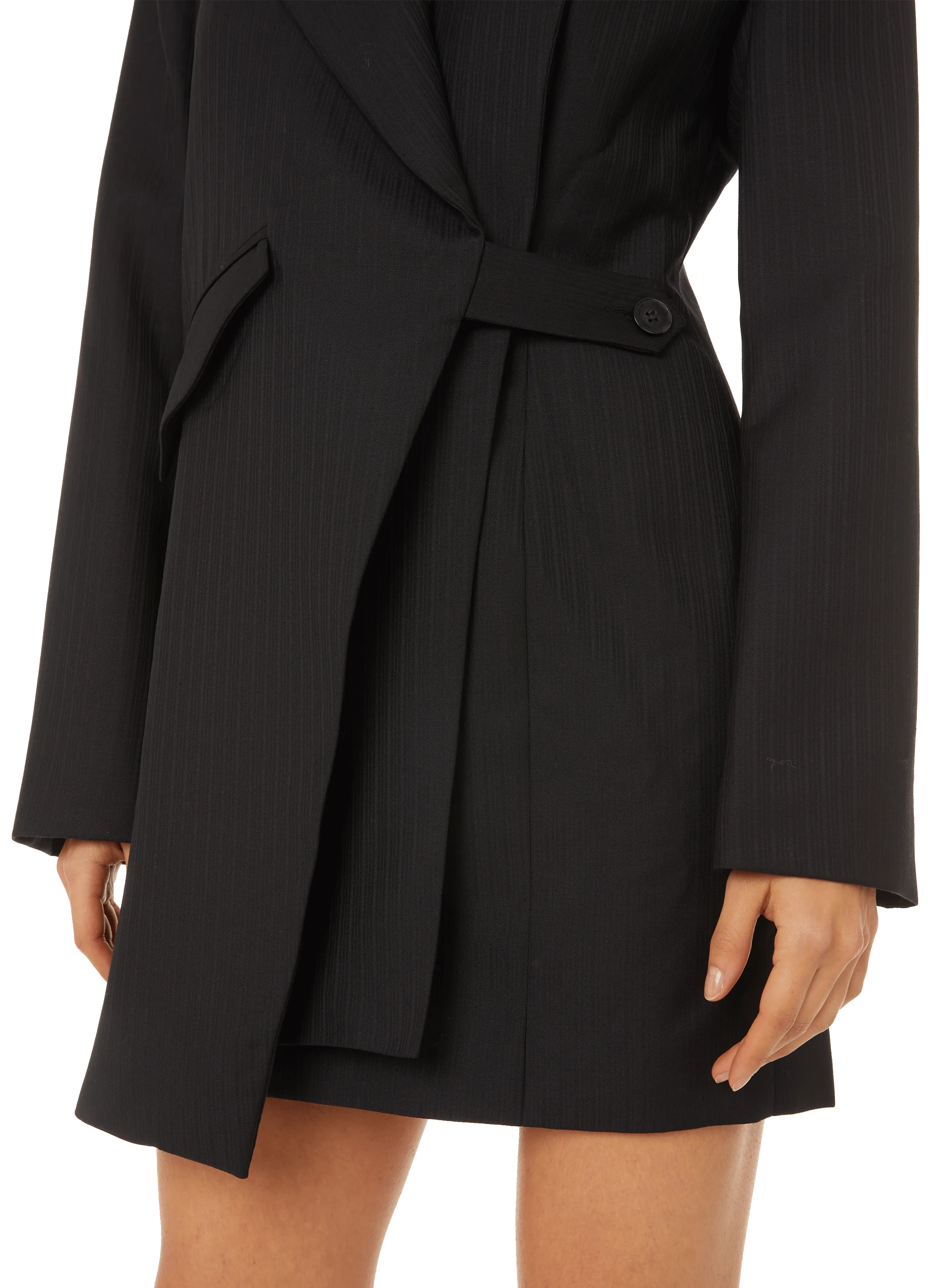 ROBE BLAZER MIA EN LAINE MéLANGéE - MYBESTFRIENDS pour FEMME | Printemps