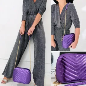 Sac violet irisé