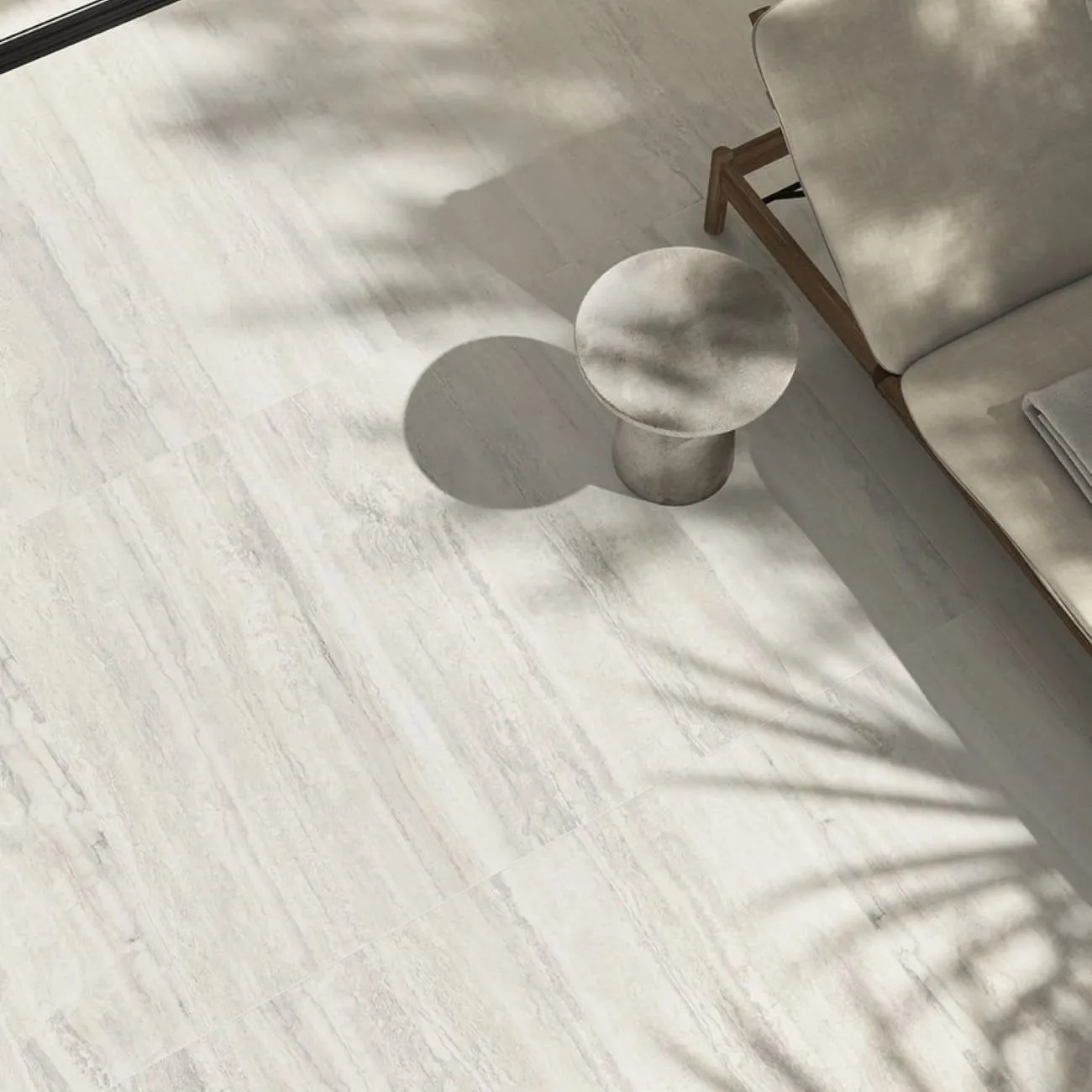 Sant'Agostino Invictus White Grip 60x120 cm CSAINVWA12 | Carrelage d’extérieur imitation marbre
