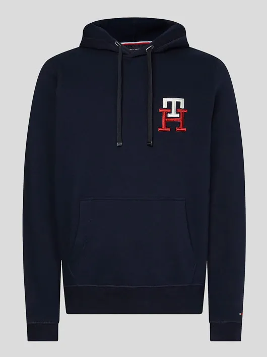 Sweat Capuche Logo Th Tommy Hilfiger Grande Taille  homme grande taille - Capelstore