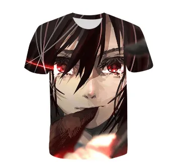 T-Shirt Attaque des Titans  Mikasa