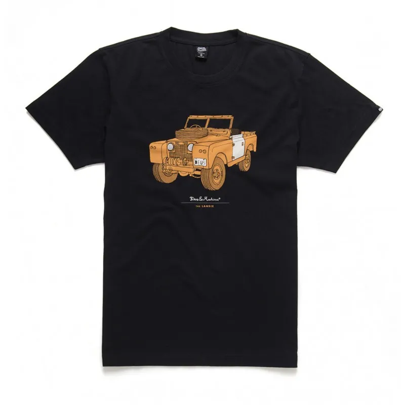 T-SHIRT COTON THE LANDIE BLACK - Deus Ex Machina