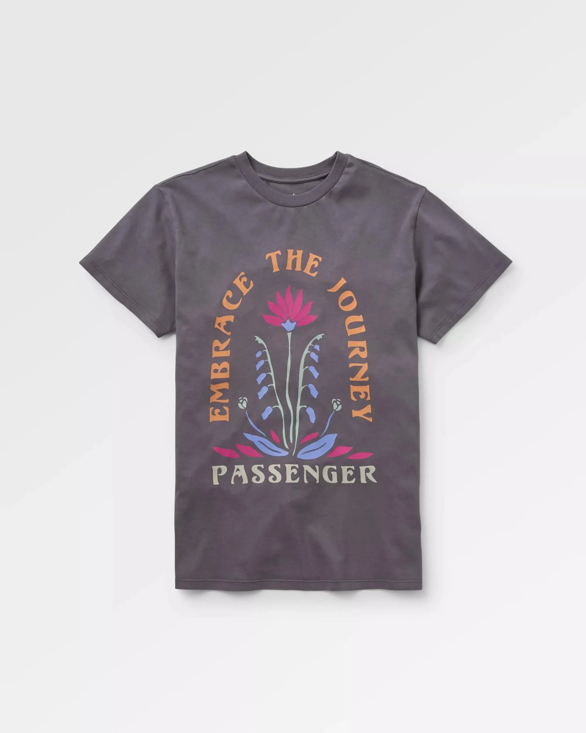 T-shirt en coton recyclé Bud - Charcoal