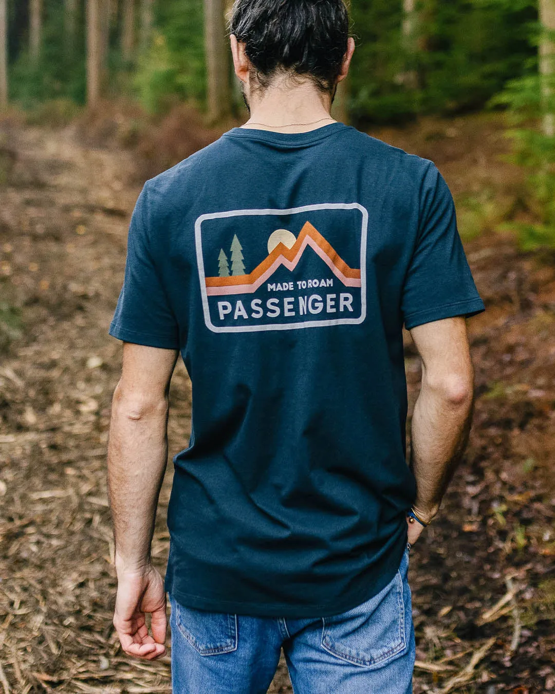 T-shirt en coton recyclé - Deep Navy