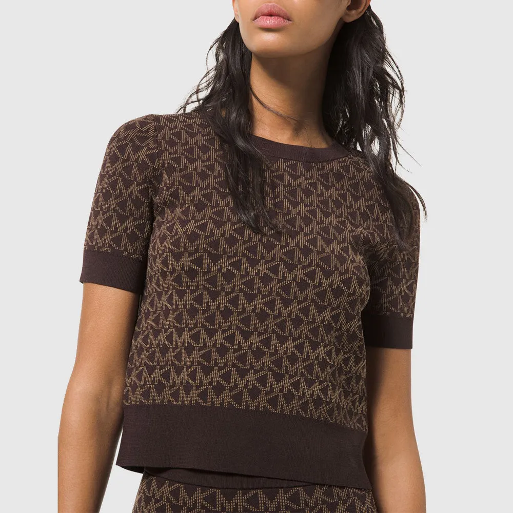 t-shirt à monogramme